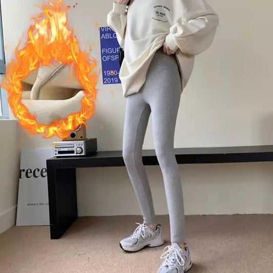 Winter Fleece Lined Leggings | Women’s High Waist Pants