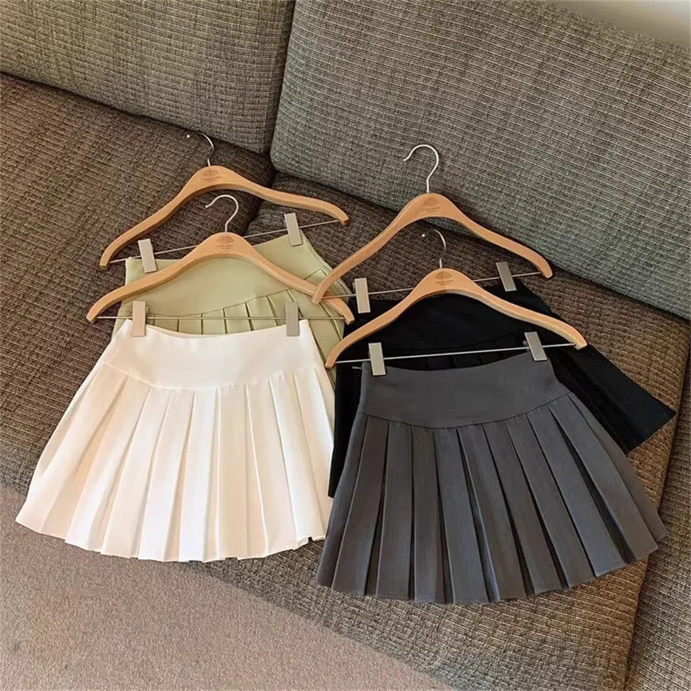 Girls’ Summer A-Line Skirts | High Waist Casual Style for Ages 4-13