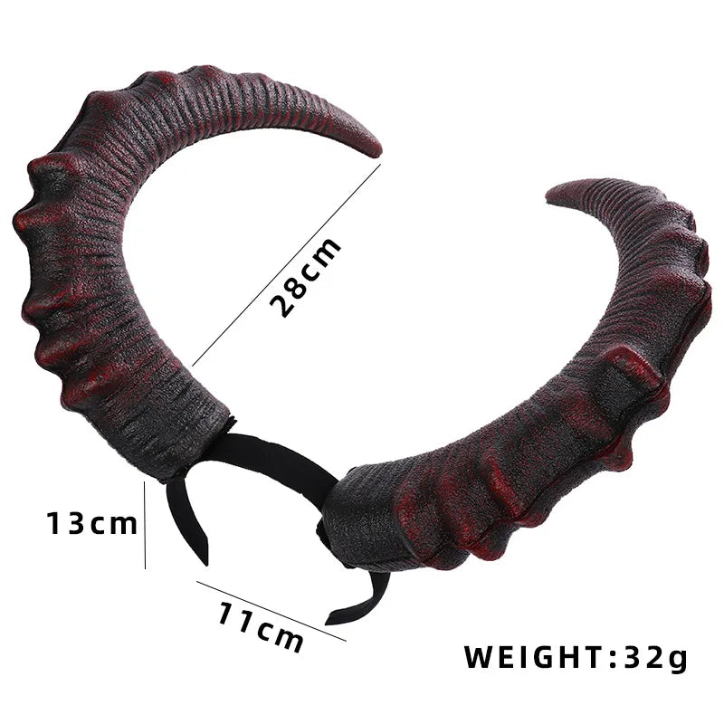 Demon Horn Headband | Funny Carnival & Party Prop
