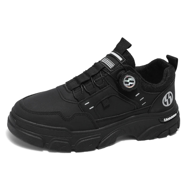 Men’s Autumn Winter Boots | Rotating Shoelaces Casual Outdoor