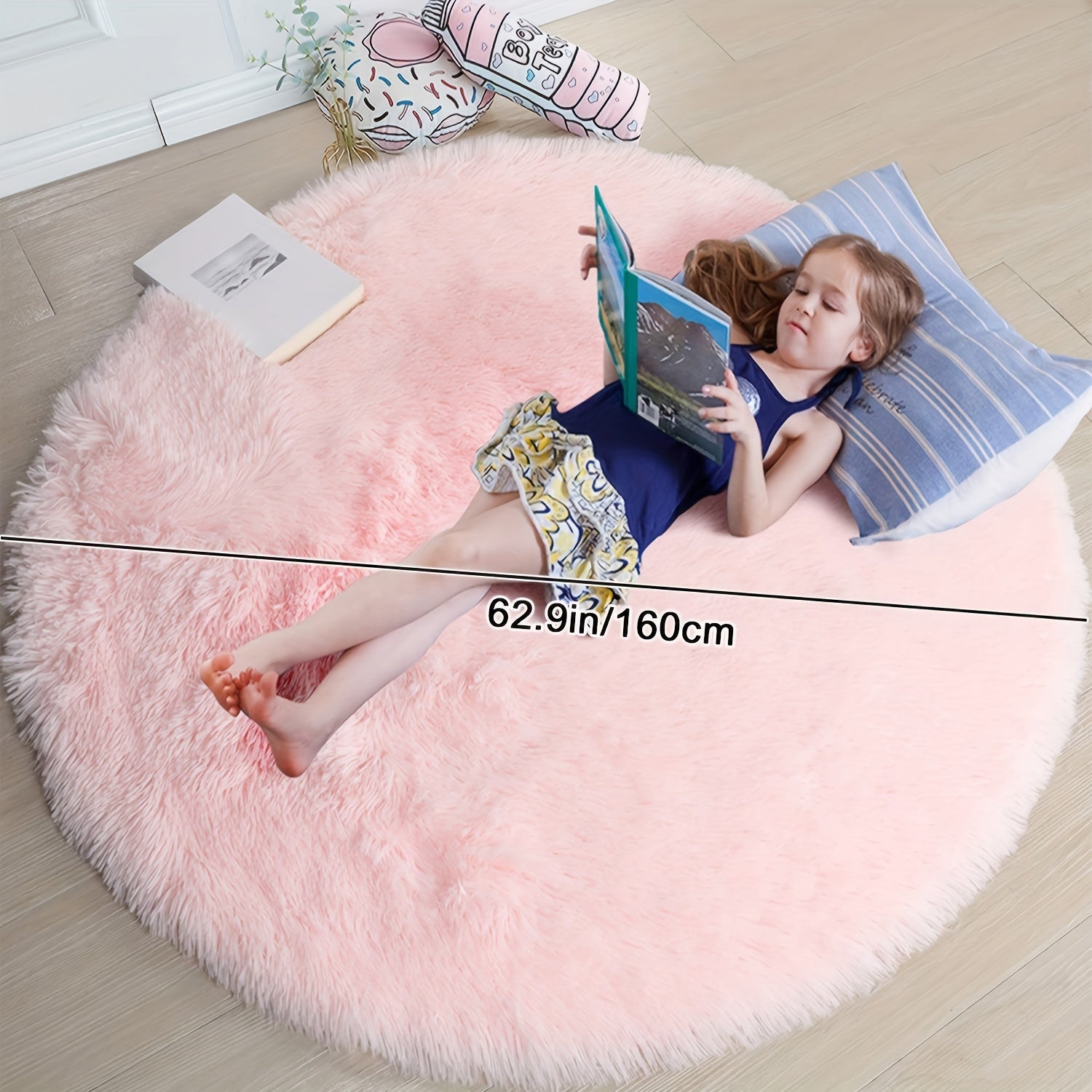 Luxurious Shaggy Rug 4x4 | Ultra-Soft, Non-Slip, Water-Resistant 
