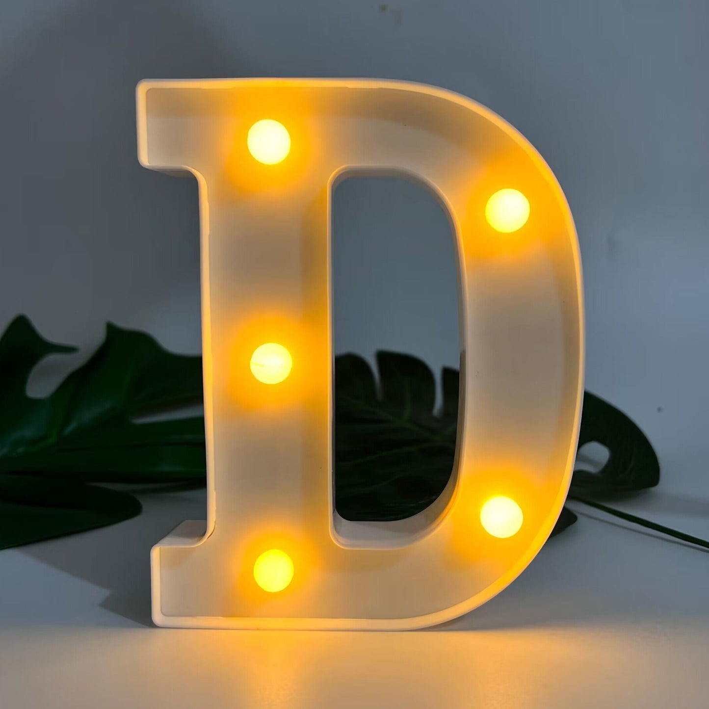Alphabet LED Letter & Number Lights | Battery-Powered Night Lamp