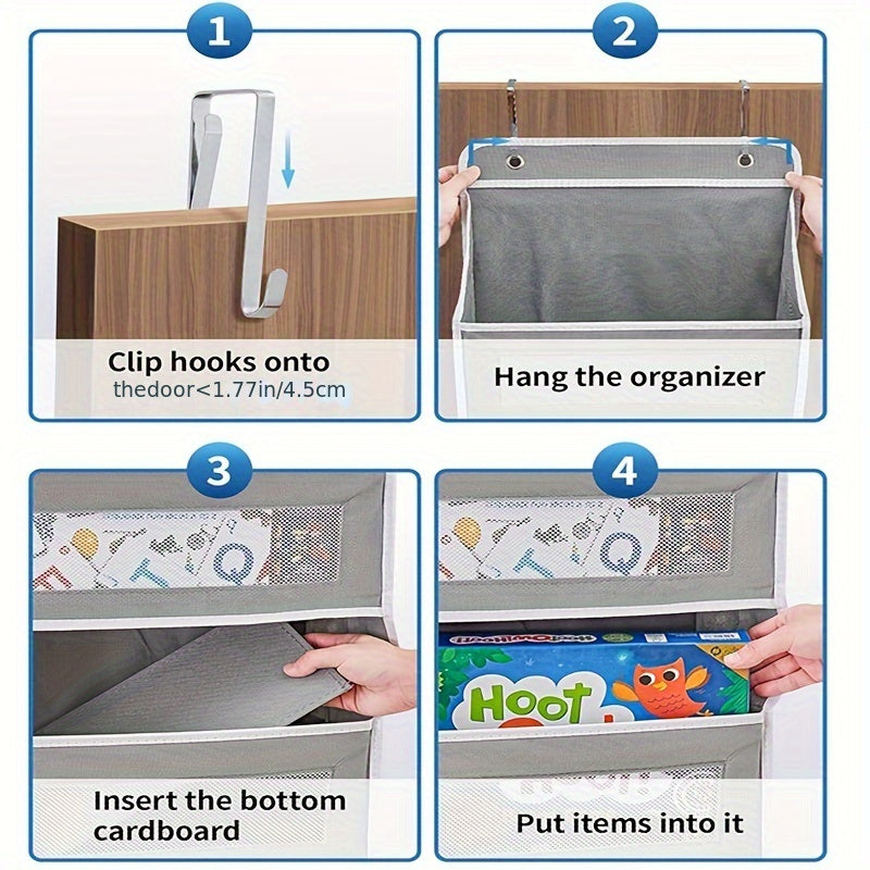 5-Shelf Hanging Storage Organizer | Large Capacity & Anti-Tilt